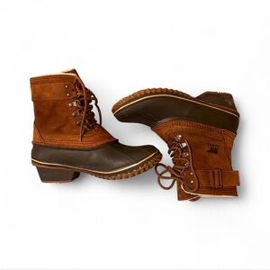 Sorel Women's Brown and Dark Tan Winter Boots